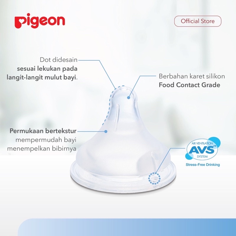 PIGEON Botol Susu PP Wide Neck 160Ml