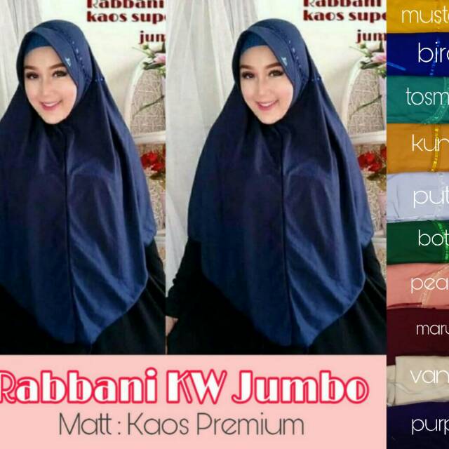 Hijab instand rabbani kw jumbo /eceran