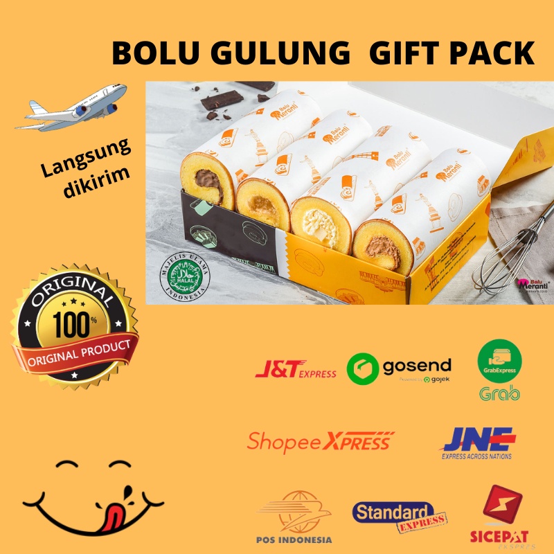 

BOLU MERANTI-BOLU GULUNG GIFT PACK RASA KEJU,MOKA,NENAS,CAPPUCINO -BOLU KHAS MEDAN-OLEH-OLEH DARI MEDAN