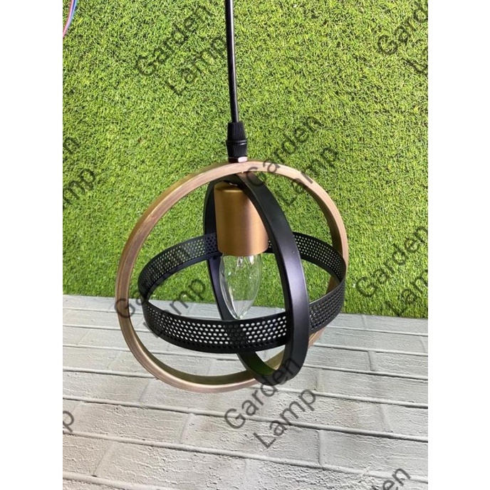 Lampu Gantung Antik Bulat -Lampu Plafon cafe - LG 044-99