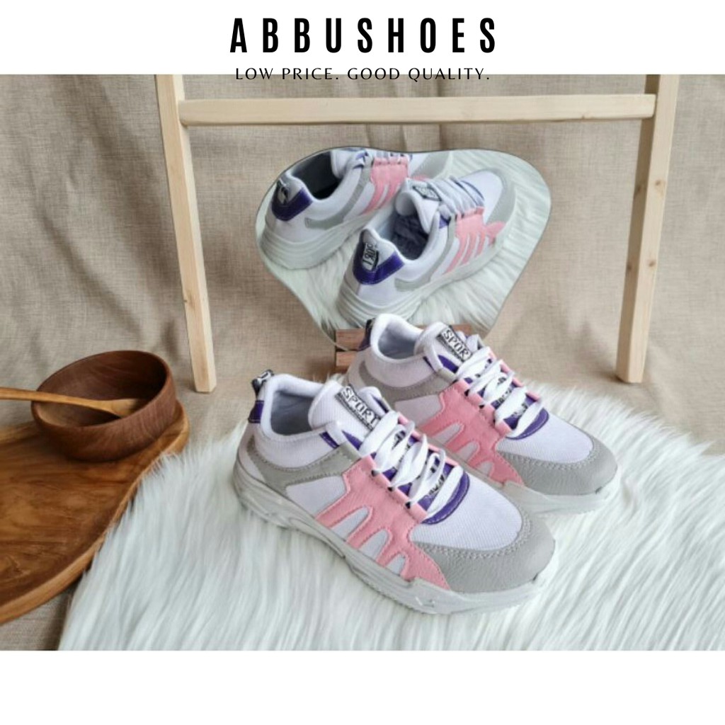 ABBUSHOES MD 912 Sneakers Wanita Bahan Kanvas-3