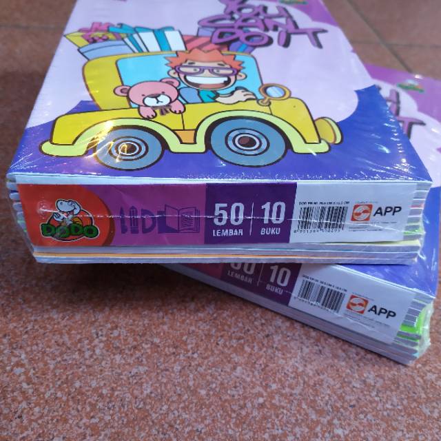 Buku Tulis Dodo 50 Lembar (10 buku)