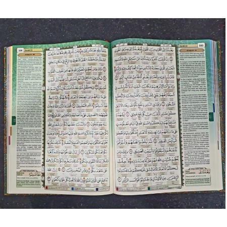 ALQURAN DUO LATIN - ALQOSBAH UKURAN A5 | AlQuran Lansia Al Madrasah DUO LATIN SAMBUNG - Transliterasi Latin dan Terjemah