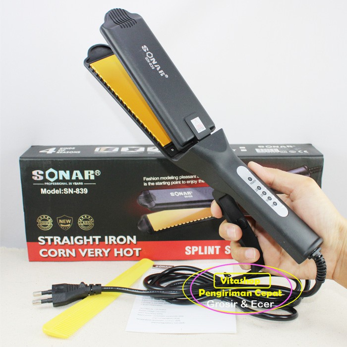 SONAR SN 839 LURUS GRATIS PENSIL ALIS / CATOKAN RAMBUT PLAT LEBAR ORIGINAL