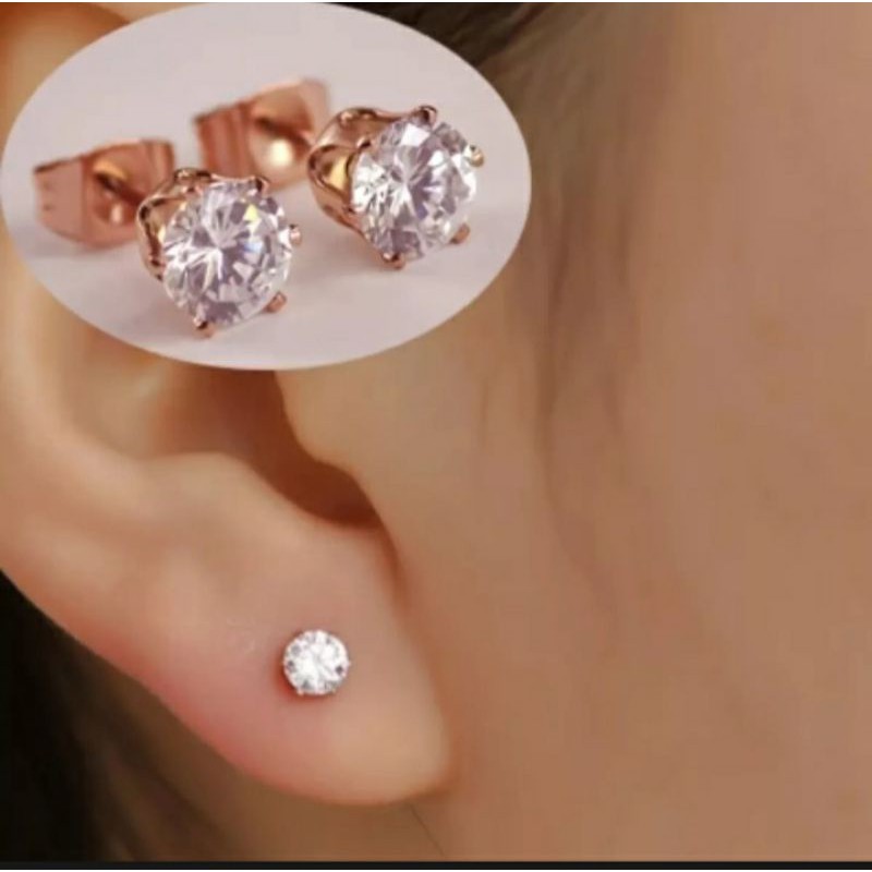 Anting wanita titanium original