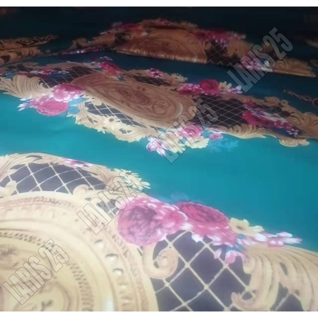 TERMURAH BAHAN KAIN MOTIF SULTAN TERLARIS KATUN MIKROTEX UTK SPREI GORDEN BEDCOVER PER 0,5M DAN 1M