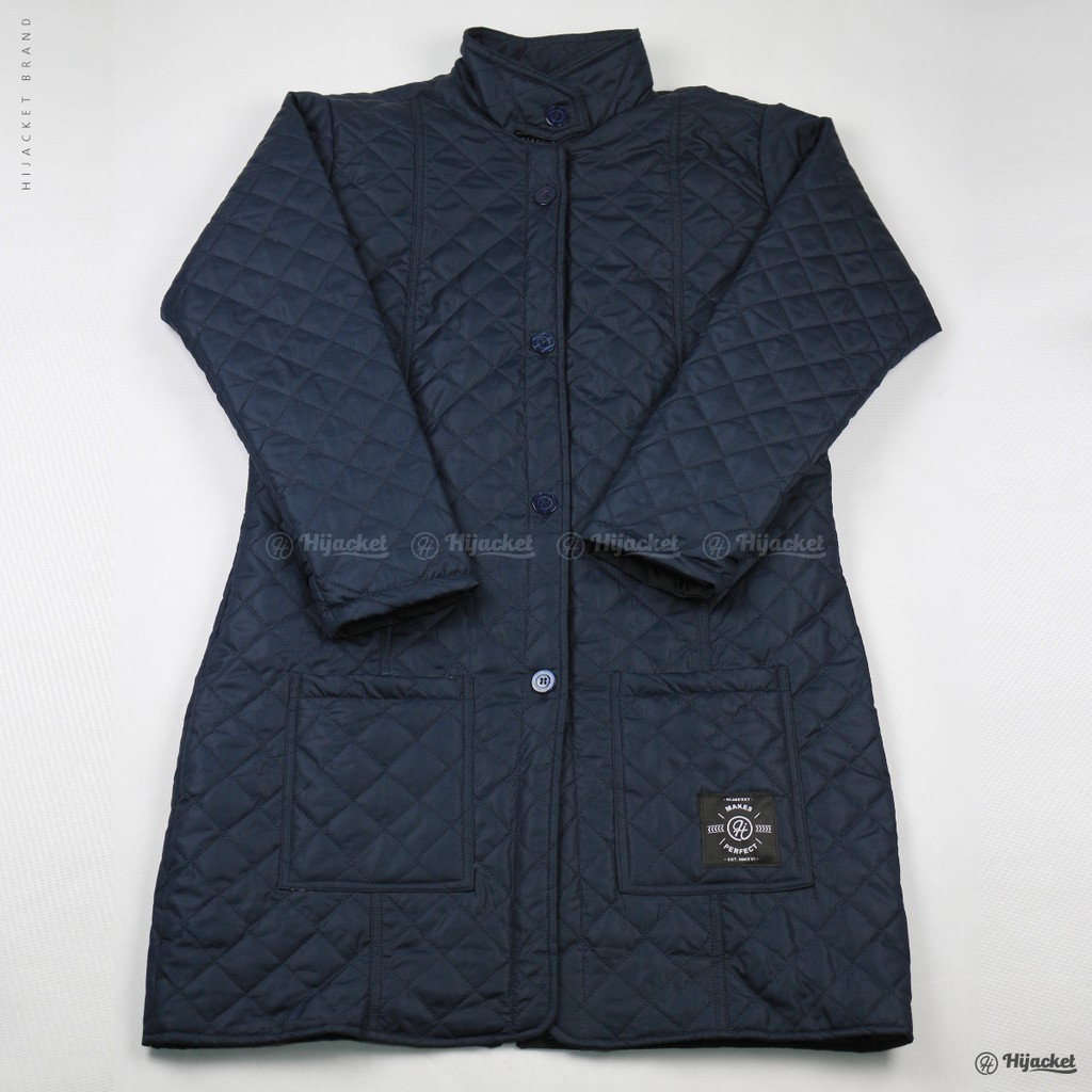 Hijacket® Belva | Original | Jaket Parasut Wanita Quilted Style-INDIGO BLUE
