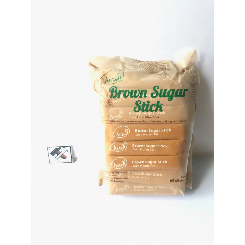 

BROWN SUGAR STICK ANSELL GULA NIRA MERAH STIK KEMASAN SACHET COCOK DIABETES DAN DIET