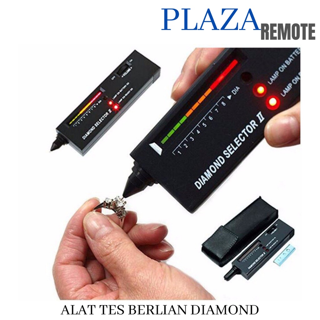 ALAT TES KETEBALAN BATU PERMATA BERLIAN DIAMOND TESTER LED INDIKATOR