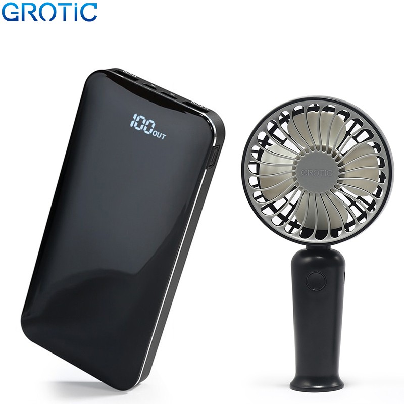 

GROTIC Powerbank 12000mAh (GY11) + Kipas Angin Mini (A9)