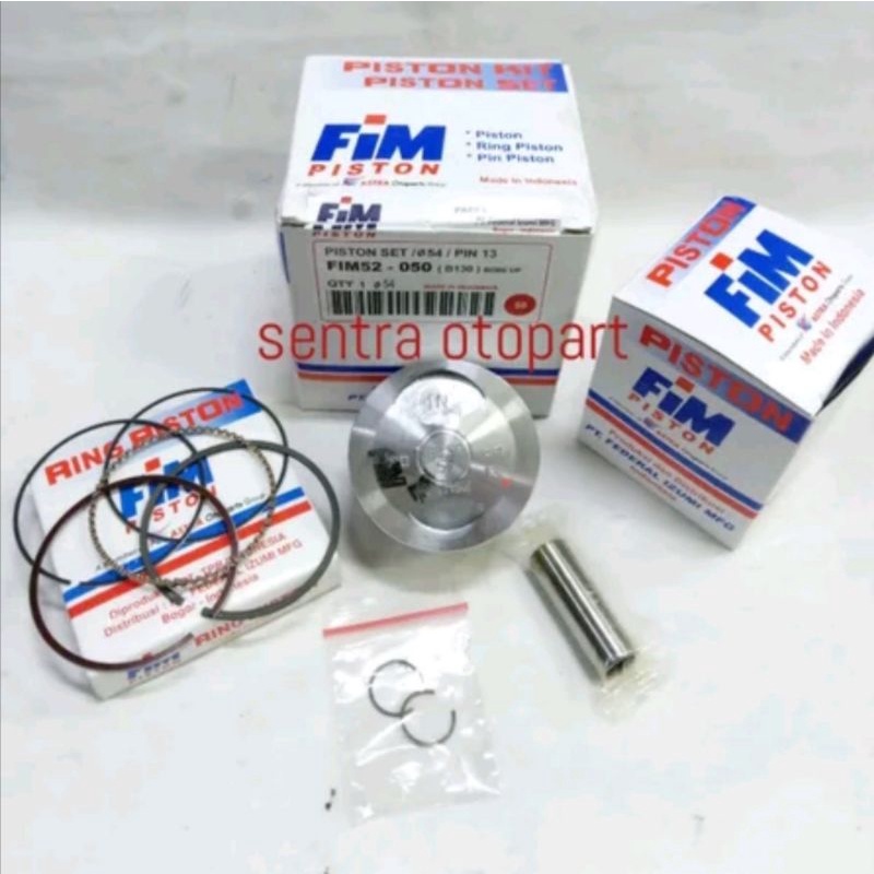 piston kit beat new xb oversize 50 merk fim