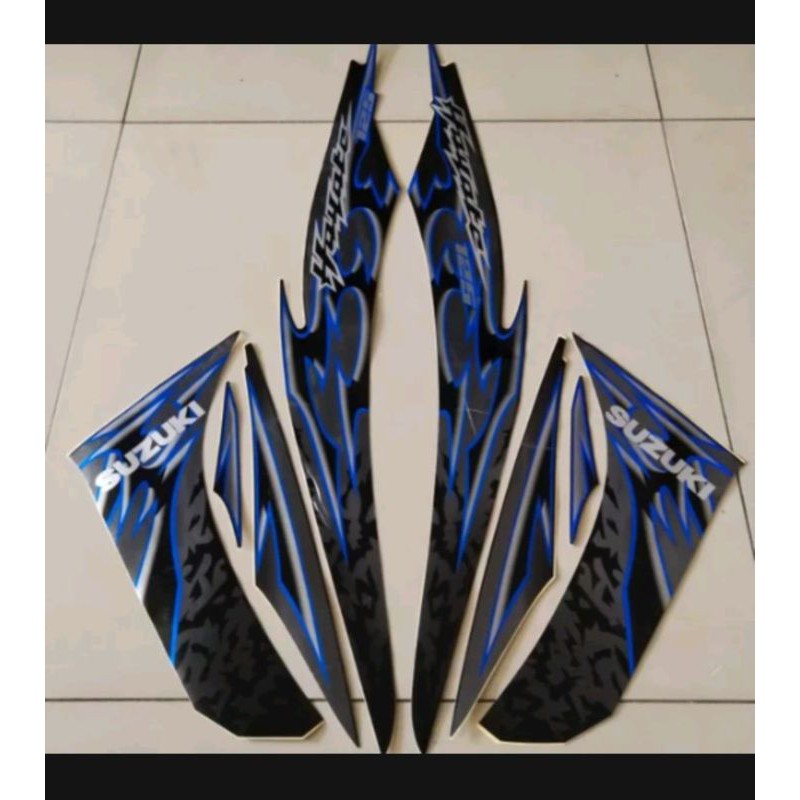 Striping Suzuki Hayate 125 biru