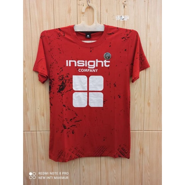 KAOS DISTRO MURAH PRIA WANITA size L MERAH/RED READY YA!!