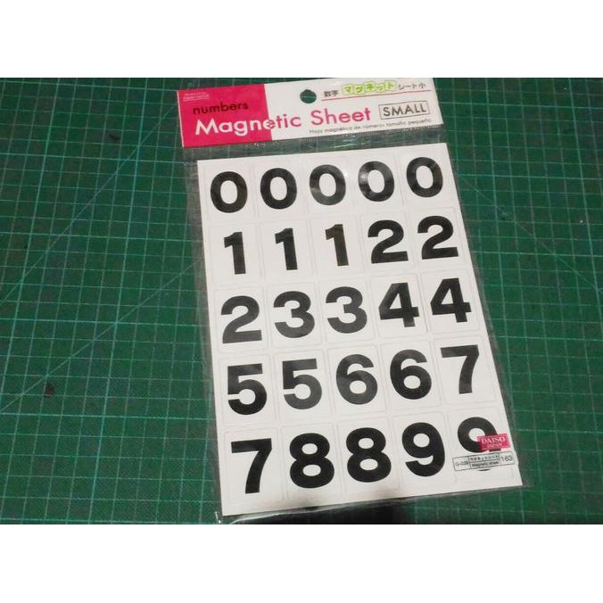 

Favorit] Daiso Magnet Magnetic Sheet Numbers Small