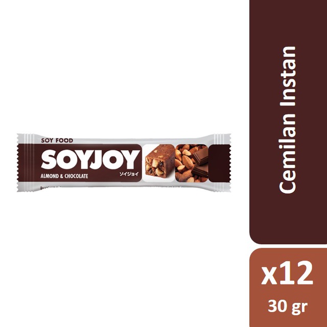 Jual Soyjoy Almond  Chocolate 30g x 12 Bars | Shopee Indonesia