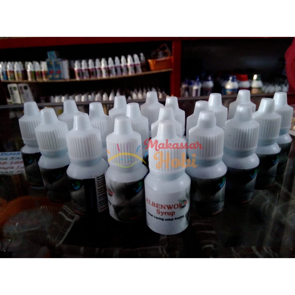 Albenworm 5ml Liquid 5 ml Tetes Cair Obat Cacing Kucing Alben Worm