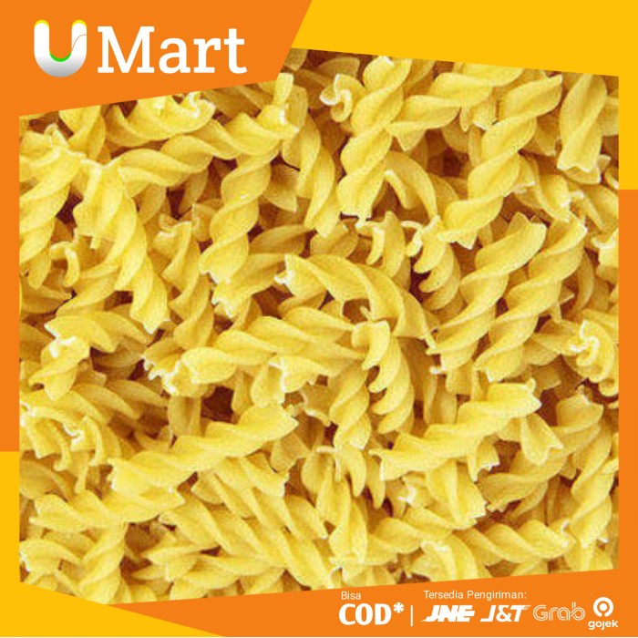 

U Mart - Makaroni 1Kg Spiral Mentah Rebus Macaroni Cap Sedani Kuning