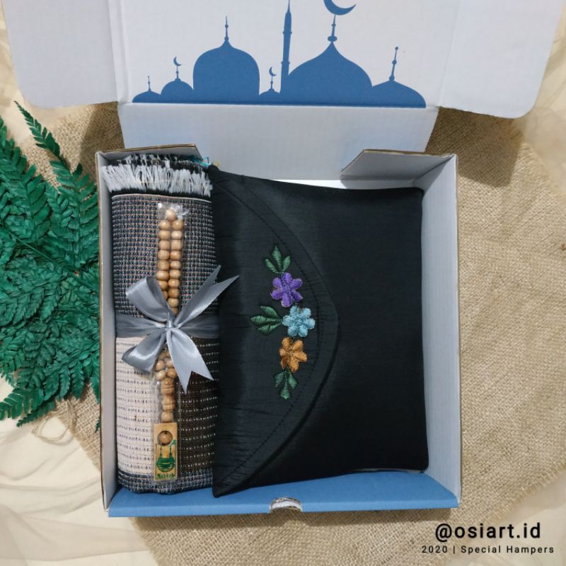 Hampers Lebaran Hari Raya Idul Fitri Mukena dan Sajadah Traveling Tasbih Hempers Ramadhan Mukenah Parasut Dewasa Murah Parcel Ramadan Cewek Paket Parsel Box Eid Mubarak Hadiah Guru Hampers Birthday Hadiah Pernikahan