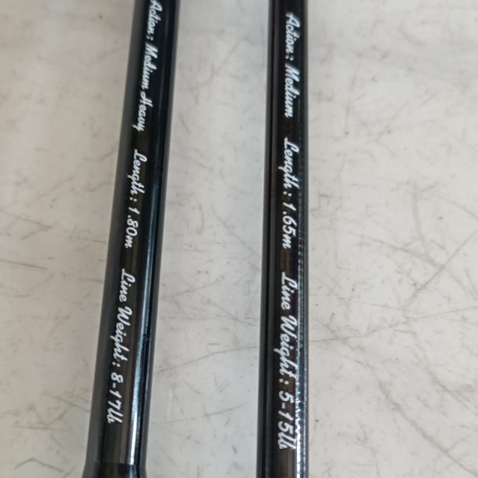 Joran Pancing Seahawk Semeru Ii Carbon Solid Dan Cincin Fuji 165 180 - 180 ( 8-17Lb )