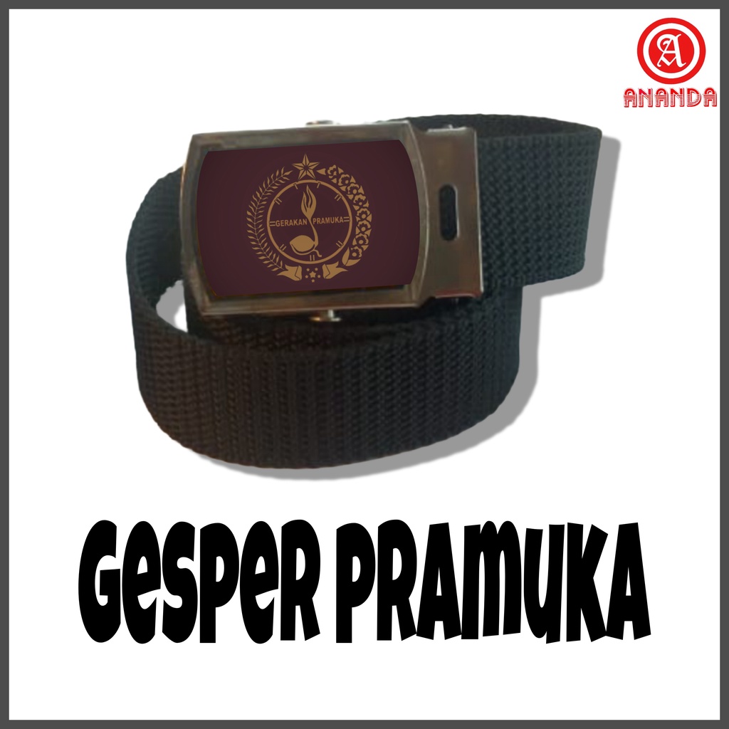 

Gesper / Ikat Pinggang Sekolah Pramuka