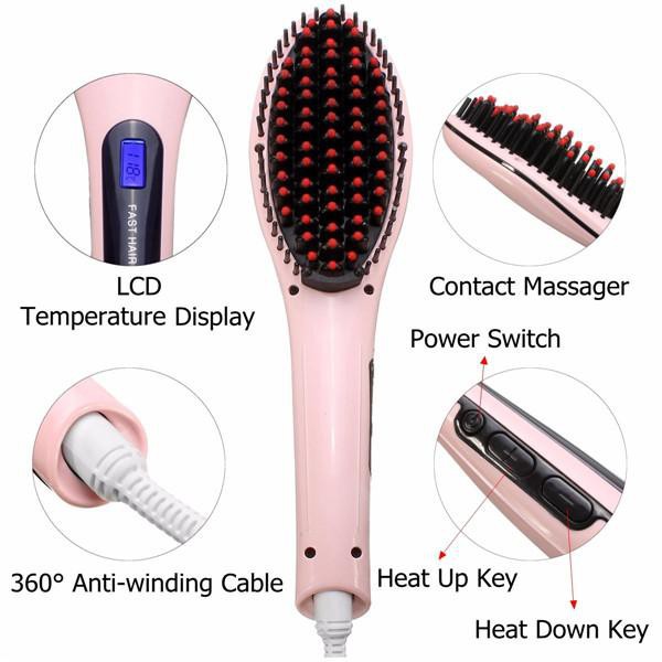 PA CATOKAN SISIR CATOK ION FAST HAIR STRAIGHTENER PELURUS RAMBUT - AK025