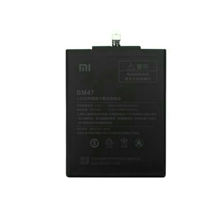 Batre Batterey Baterai Xiaomi Redmi 3 Redmi 3S Redmi 3 Pro BM47 Original
