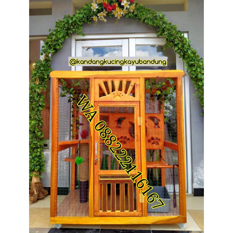 Pre Order Kandang Kucing Kayu