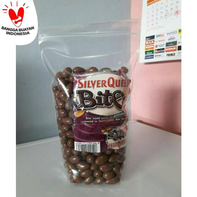 

Jual Silverqueen Bites Almond 1Kg Coklat