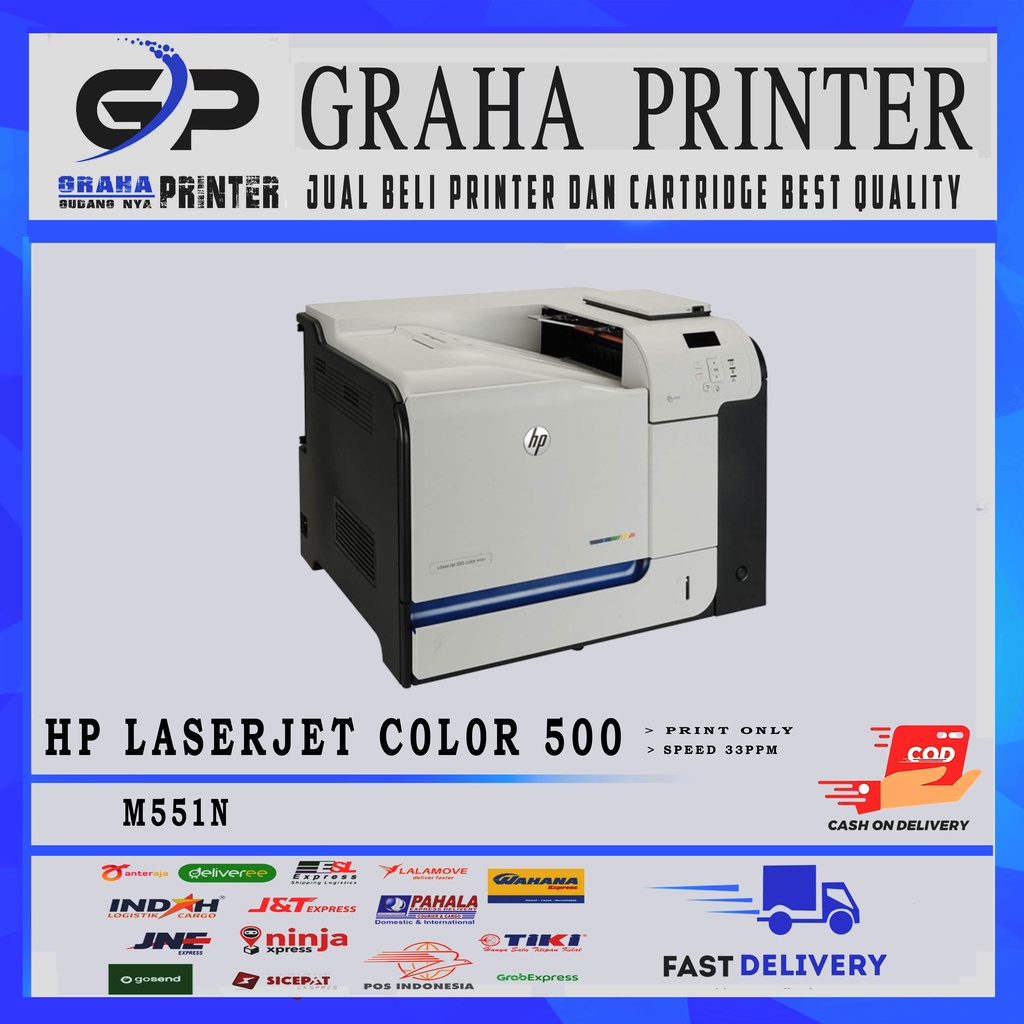 Printer HP Color LaserJet 500 M551dn Bergaransi