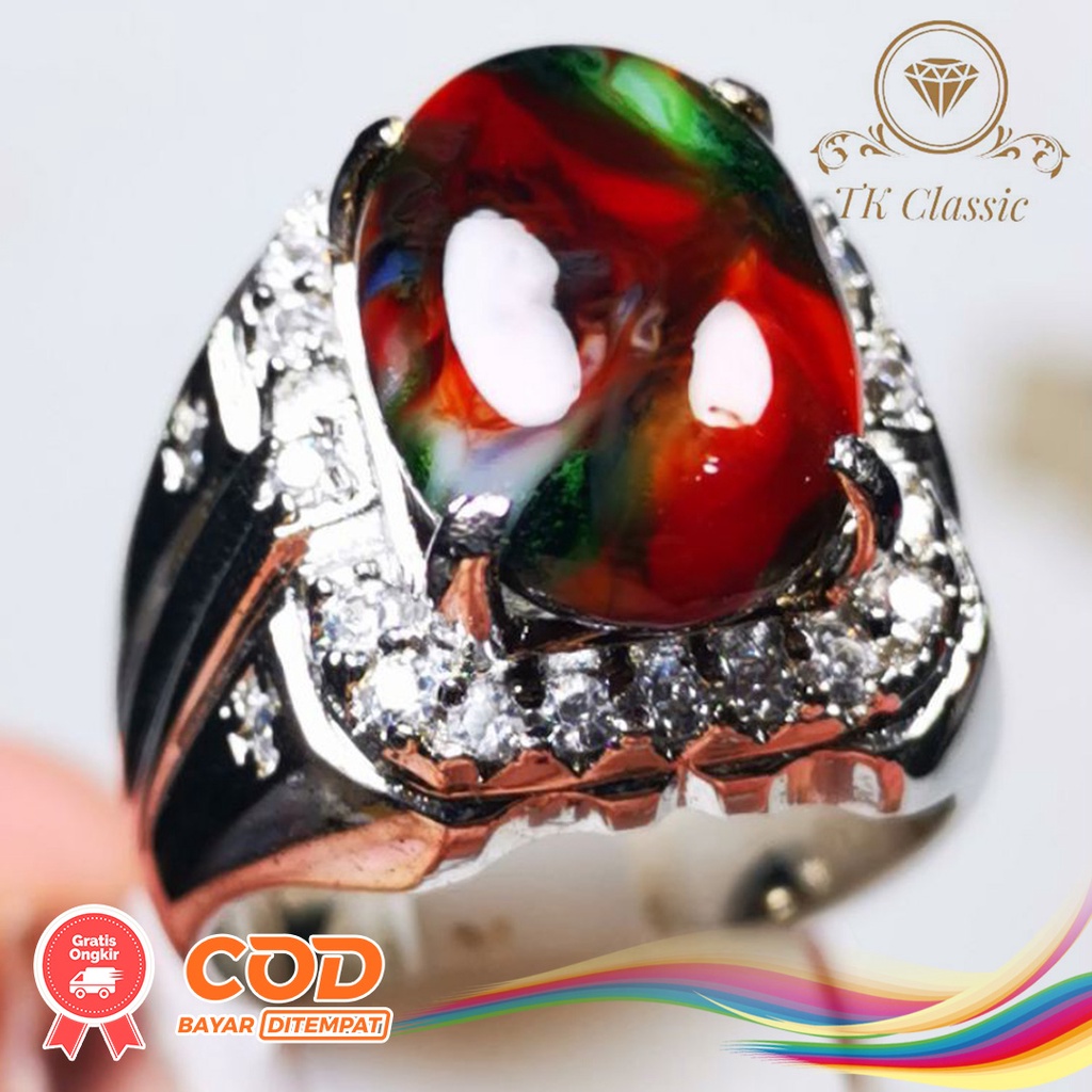 BATU PERMATA NATURAL BATU AKIK GARUT PANCAWARNA SUPER