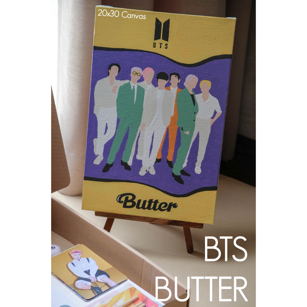 

YUH Paint by Numbers Kit: BTS - Butter Paint Inc. ID Paint by Number Painting Kit