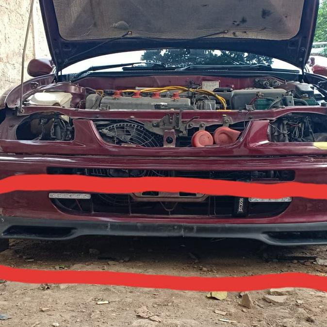 aksesoris eksterior modifikasi mobil lips bemper all new corolla sport