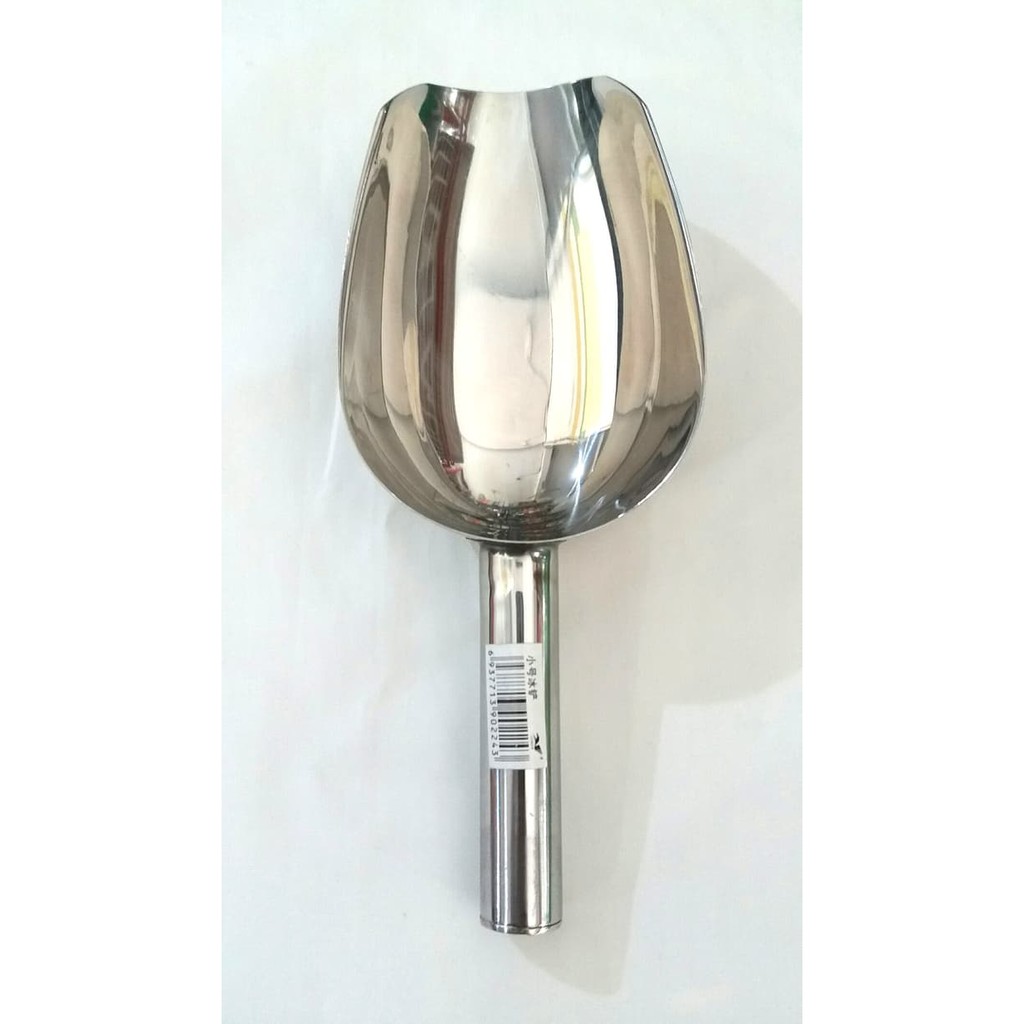 New Sekop Sendok Es Batu Stainless Kecil