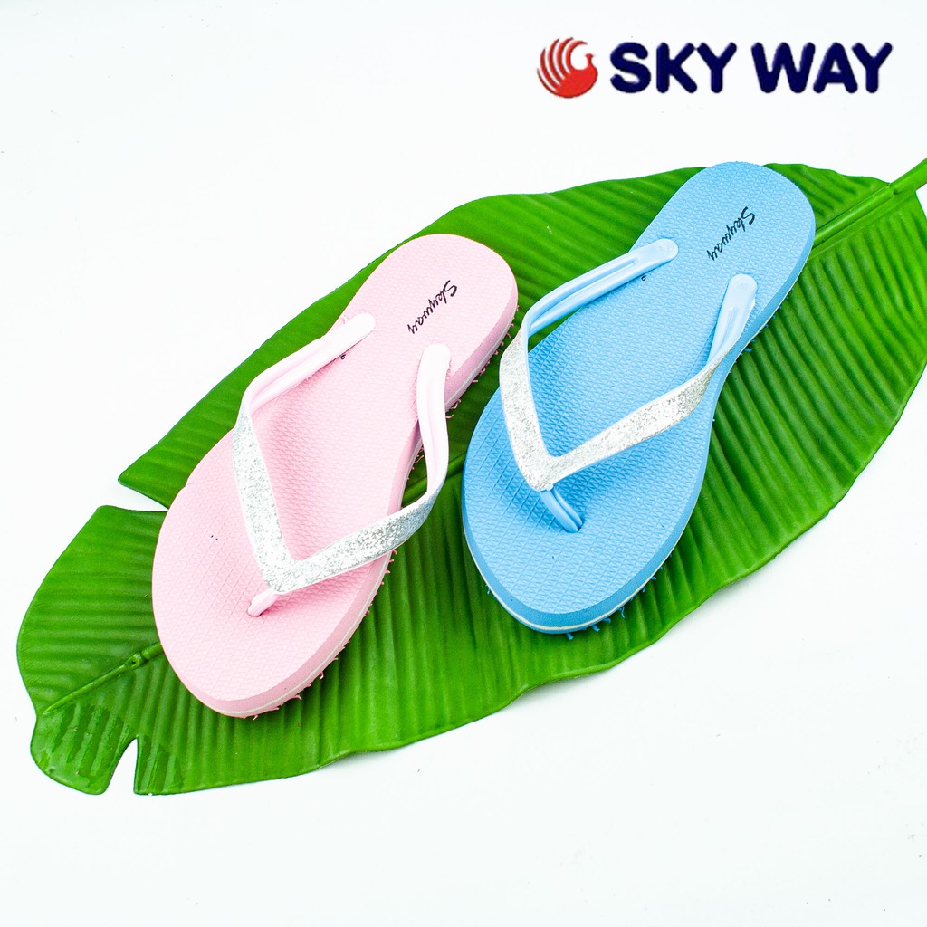 Sandal japit cewek glitter skyway aurora / sendal jepit perempuan blink blink