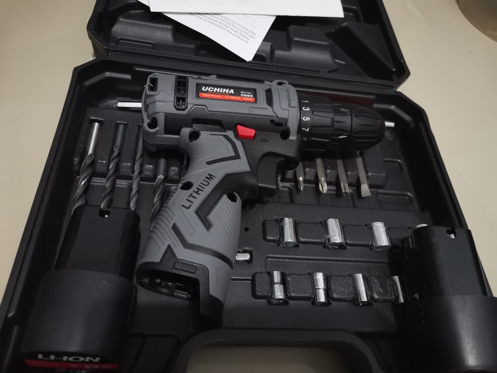 Bor Cordless Bor Ces Cas Charger Tanpa Kabel Bor Baterai Kayu Besi Obeng Elektrik Cordles Drill