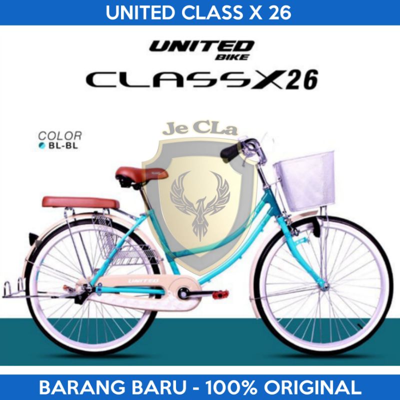 Sepeda Keranjang Mini Perempuan Dewasa CTB UNITED CLASS X 26 Terbaru