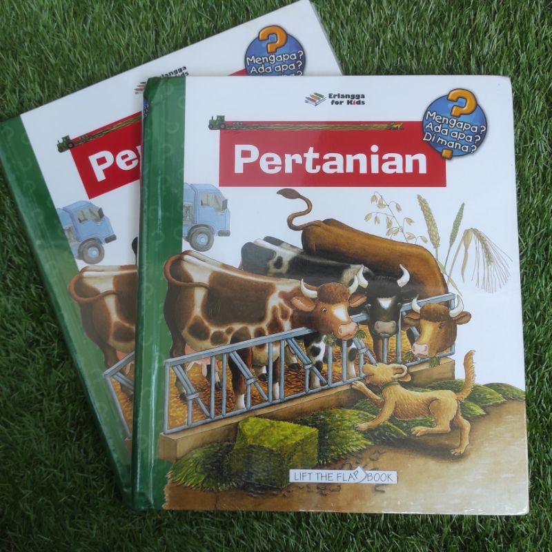 Erlangga For Kids Mengapa Ada Apa Di mana Pertanian Lift The Flap Book