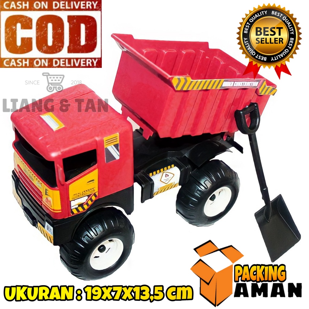 Promo Mainan Anak Mobil Mobilan Truk Truck Angkut Barang Konstruksi Buldozer Murah Sni