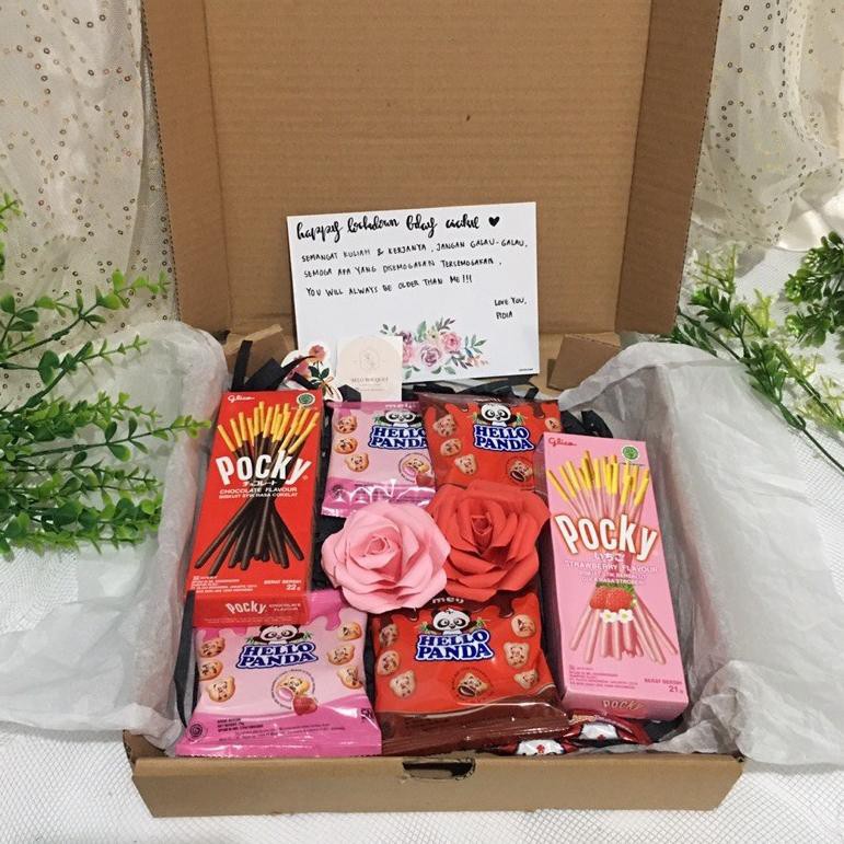

（DIKIRIM DARI JAKARTA） [READY] Snacks Box [Git Box, Hampers Box, Birthday, Anniversary, Box of Happi