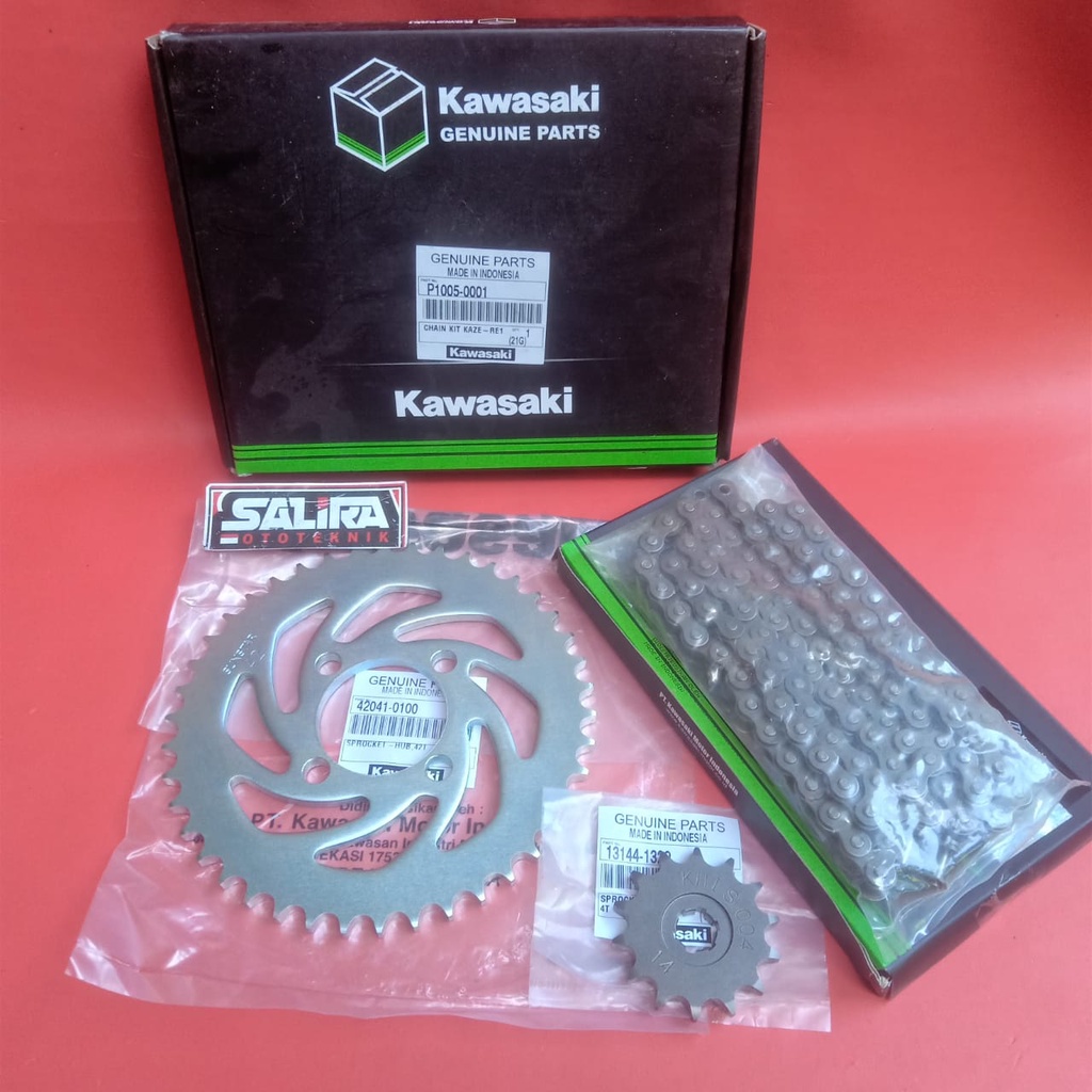 Girset Gir Set Gear Set Motor Kawasaki Kaze Orisinil KGP P1005 0001