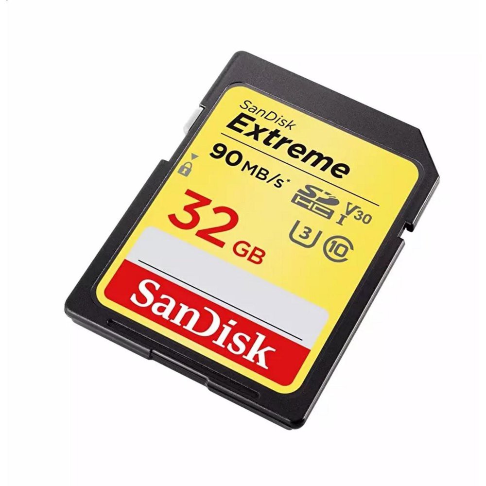 SD Card SanDisk Extreme 32GB SDHC UHS-I 4K U3 up to 90Mbps Original