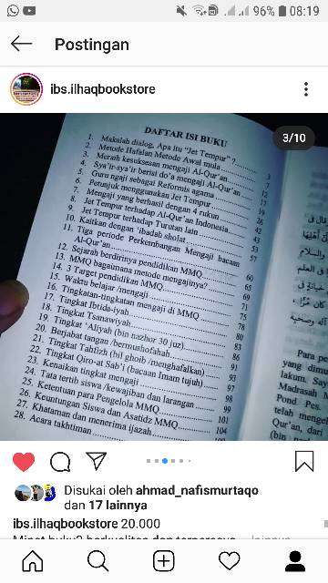 Petunjuk mengaji dan mengajar alquran