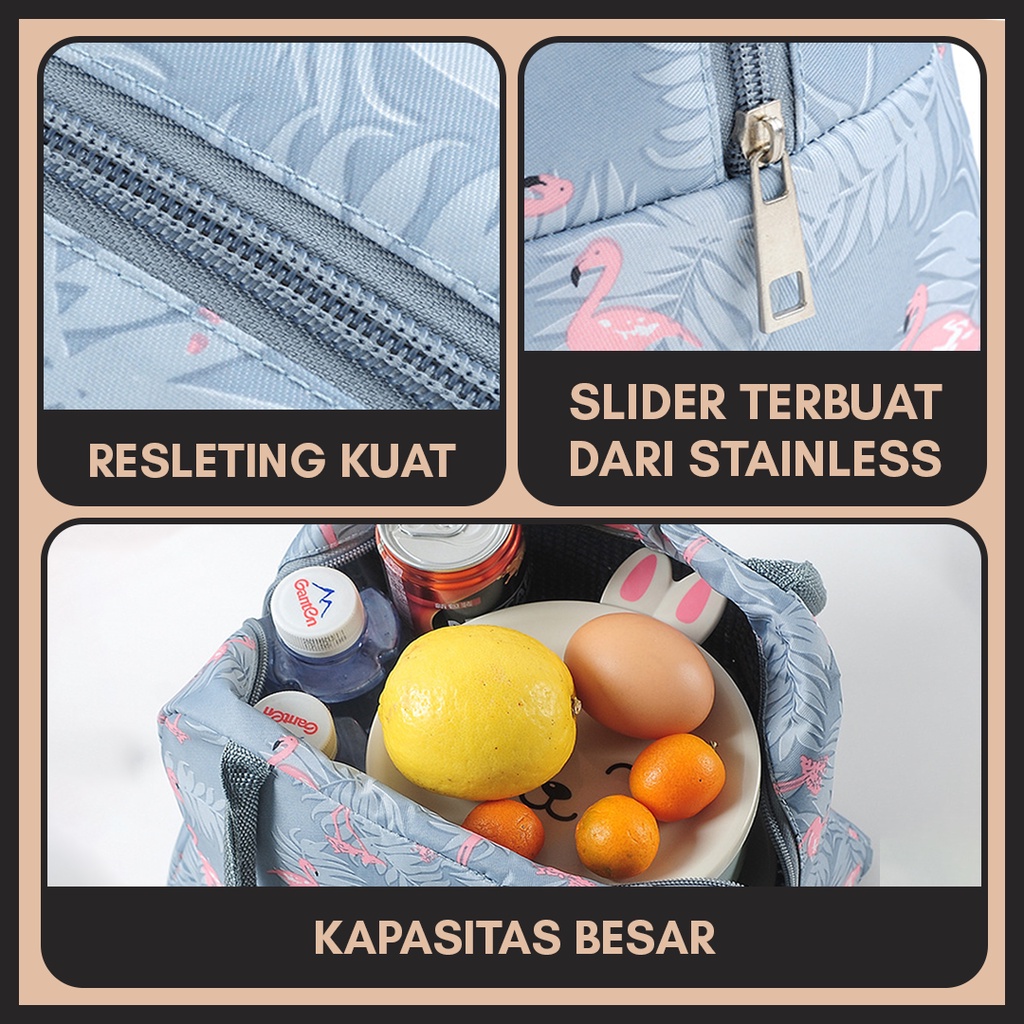 TAS BEKAL ANTI AIR | LUNCH BAG | TAS BEKAL | THERMAL INSULATION LUNCH BAG