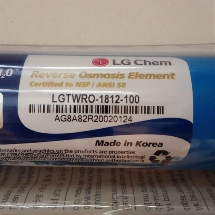 Membran RO Reverse Osmosis LG 100 GPD - KOREA