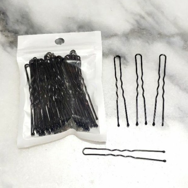 jepit sanggul lidi bobby pin rambut isi 50 pcs