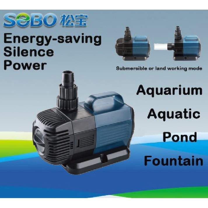 SOBO BO 4800 A Submersible Pump Pompa Air Aquarium Kolam