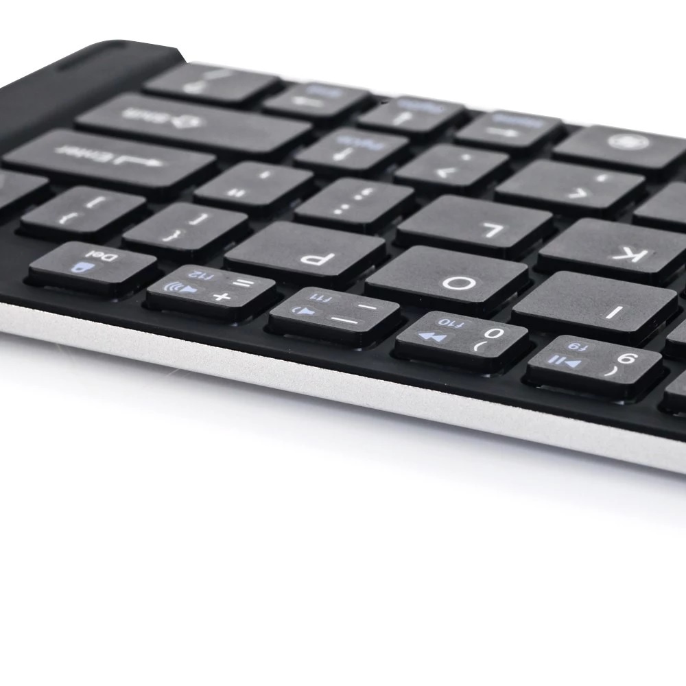 GK228 Folding Bluetooth Wireless Keyboard - Keyboard Lipat Portabel Lengkap Dengan Stand Multifungsi