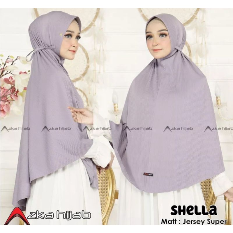 Hijab Instan Jumbo Pet Tali prisket Berlabel Azka