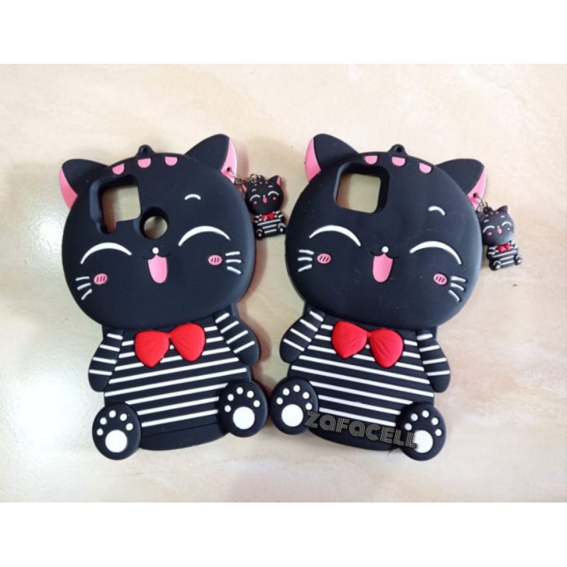 Case Oppo Realme C11 / c11 Softcase 3D Cover Casing Silikon Karakter Mimicat Lucu