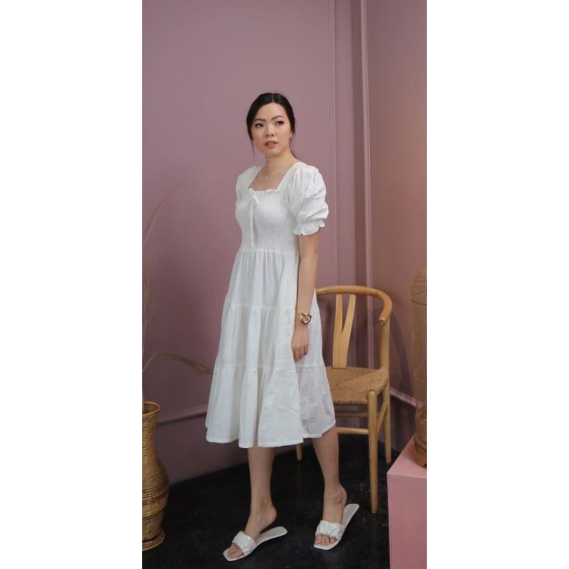 Vosshop ~ SEOYOUN Dress (White)